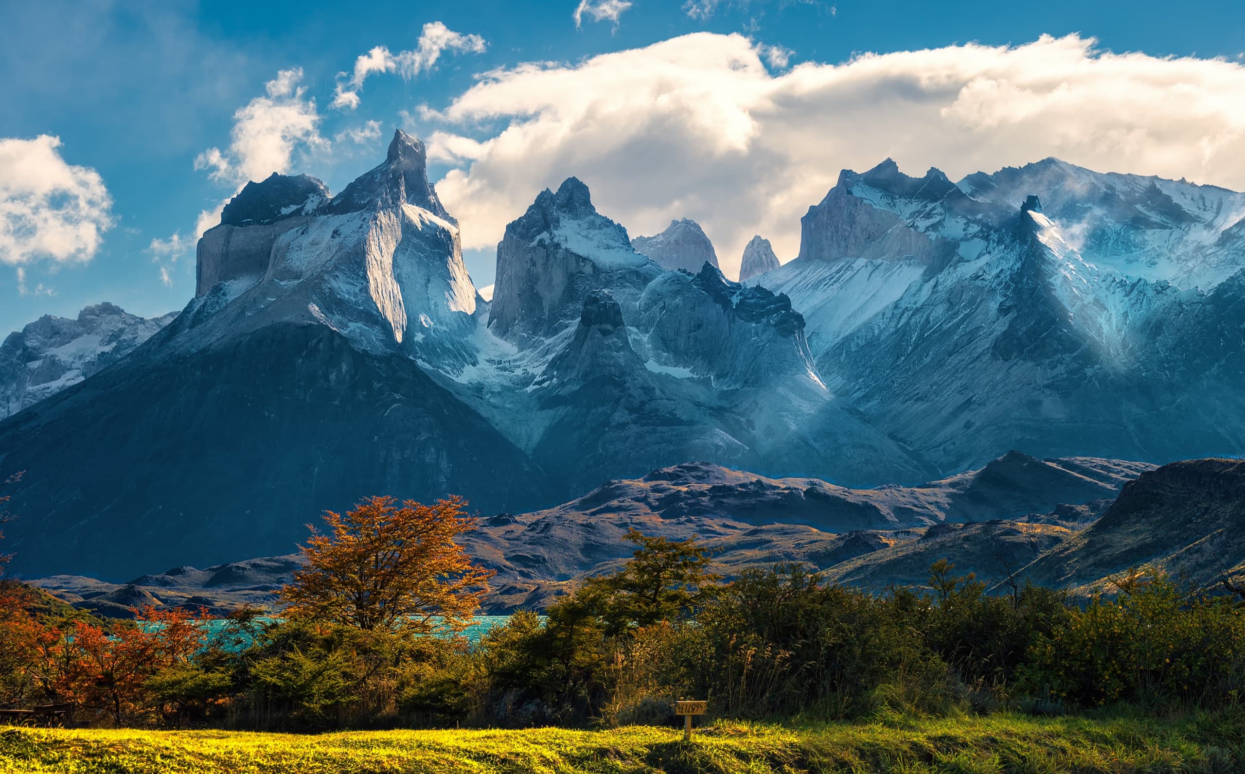 Patagonie — Torres del Paine au coucher du soleil
